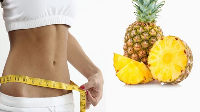 Perdiendo peso con dieta de piña