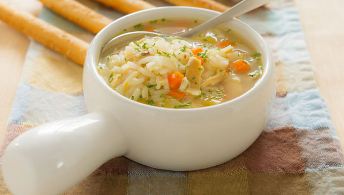 Arroz cocido para dieta astringente