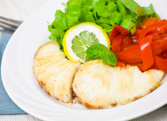 Pescado a la plancha para dieta astringente