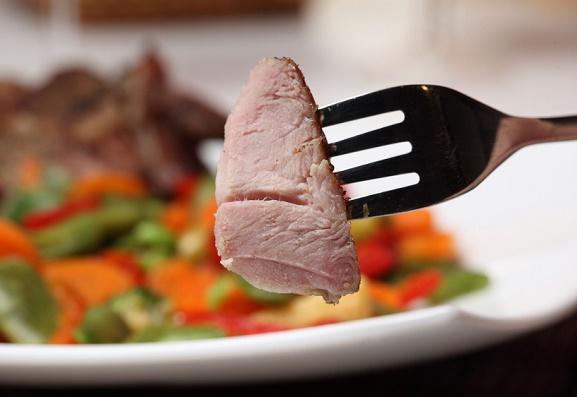 trozo de filete dietetico