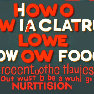 Lee más sobre el artículo ¿Cómo comer alimentos bajos en calorías sin sacrificar la nutrición?