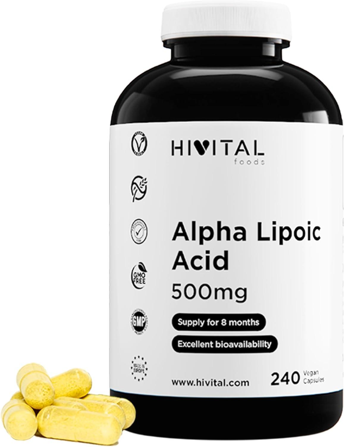 Los mejores suplementos de Ácido Alfa Lipoico: potente antioxidante